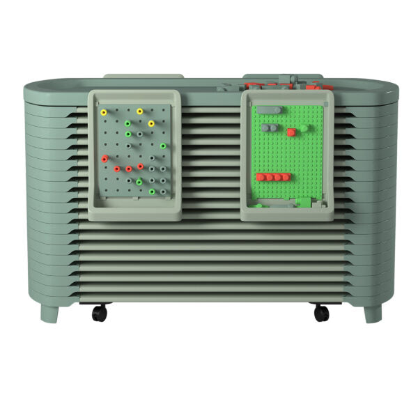 SPACELINE Activity Center with Spaceline Cots - Teal Green