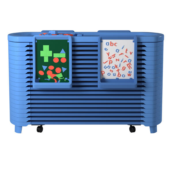SPACELINE Activity Center with Spaceline Cots - Ocean