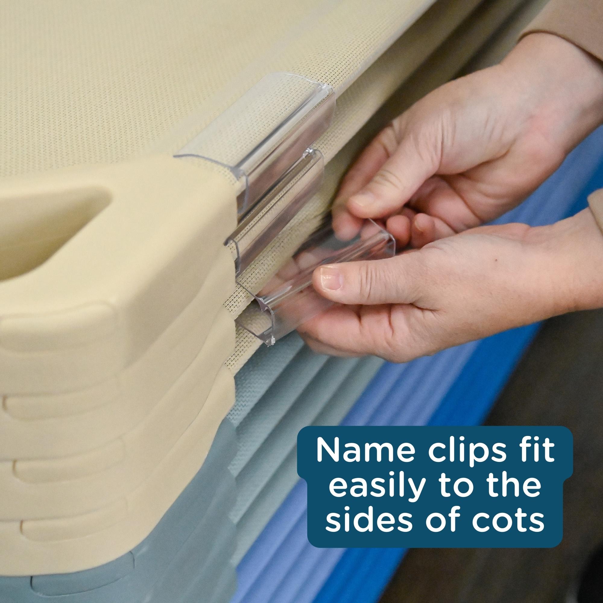 Angels Rest Cot Name Clip - 5 Pack