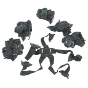 Buggy Black Seat Harness Set of 6