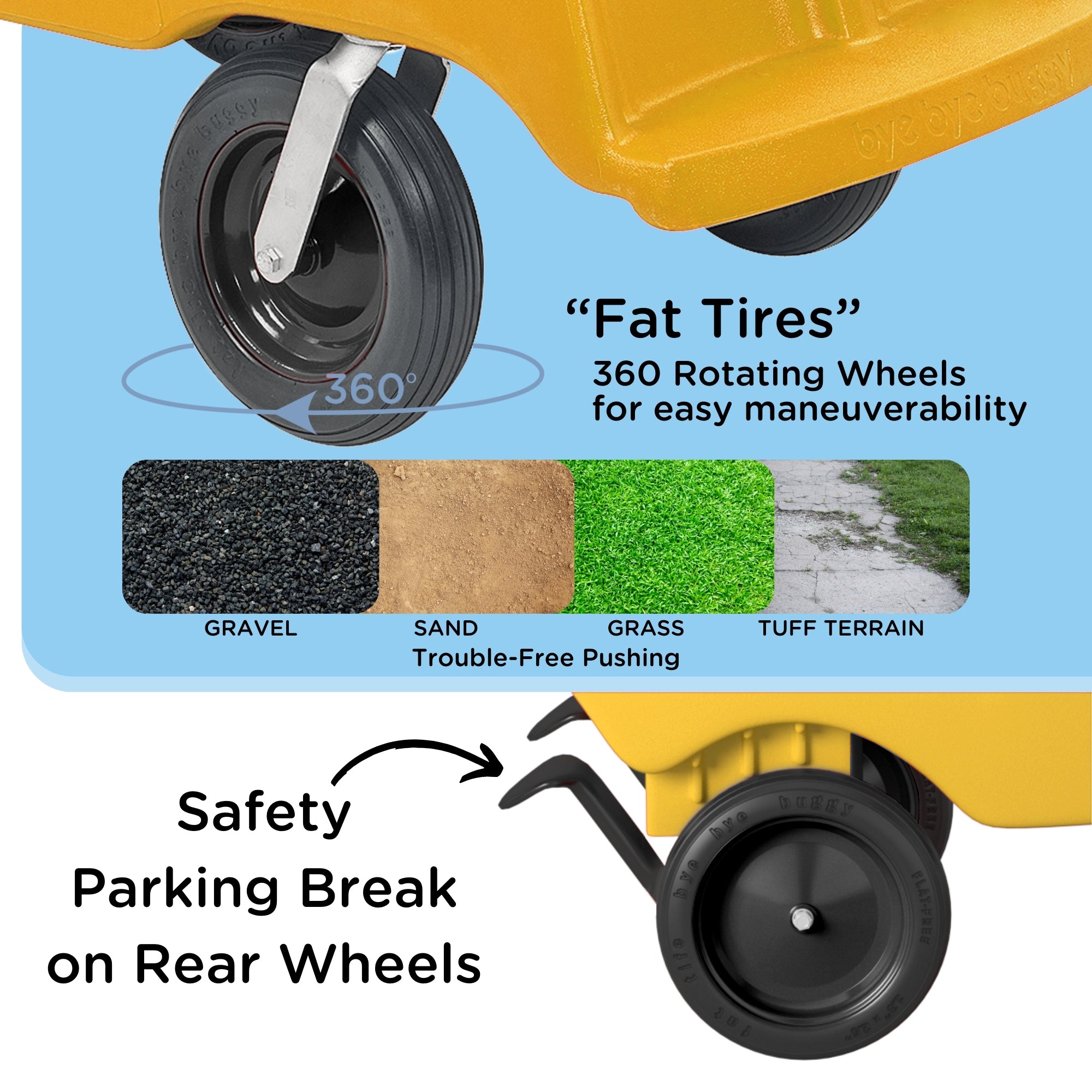 6 Passenger Never Flat "Fat Tire" Bye-Bye Bus