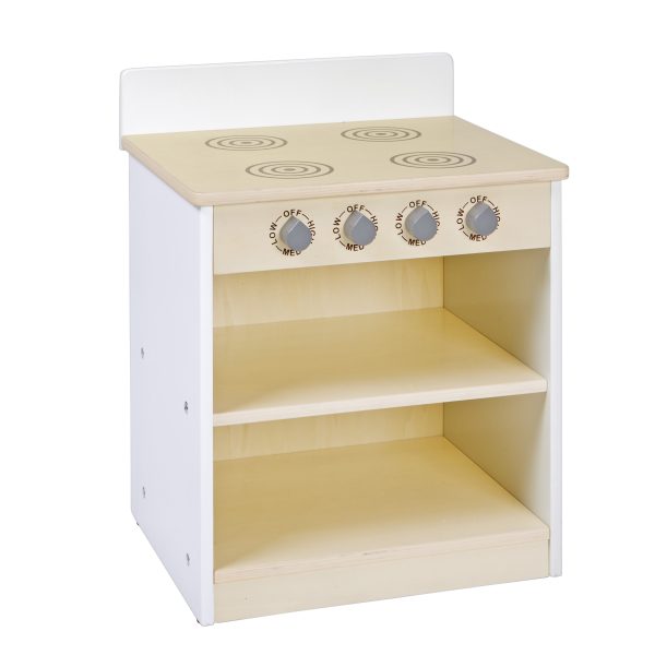 White Toddler Stove - Assembled