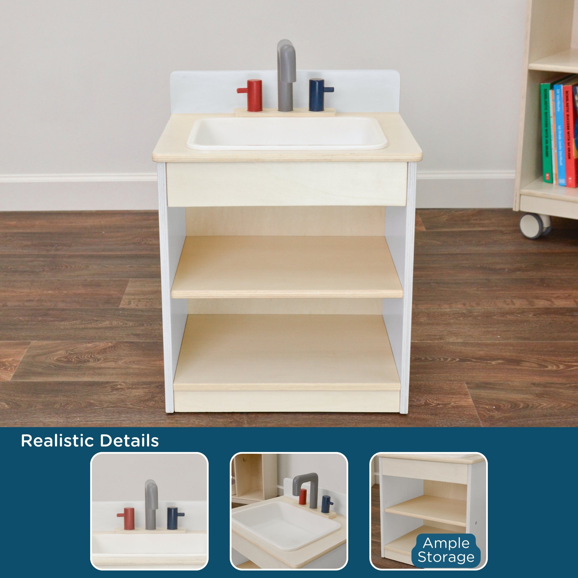 White Toddler Sink - RTA