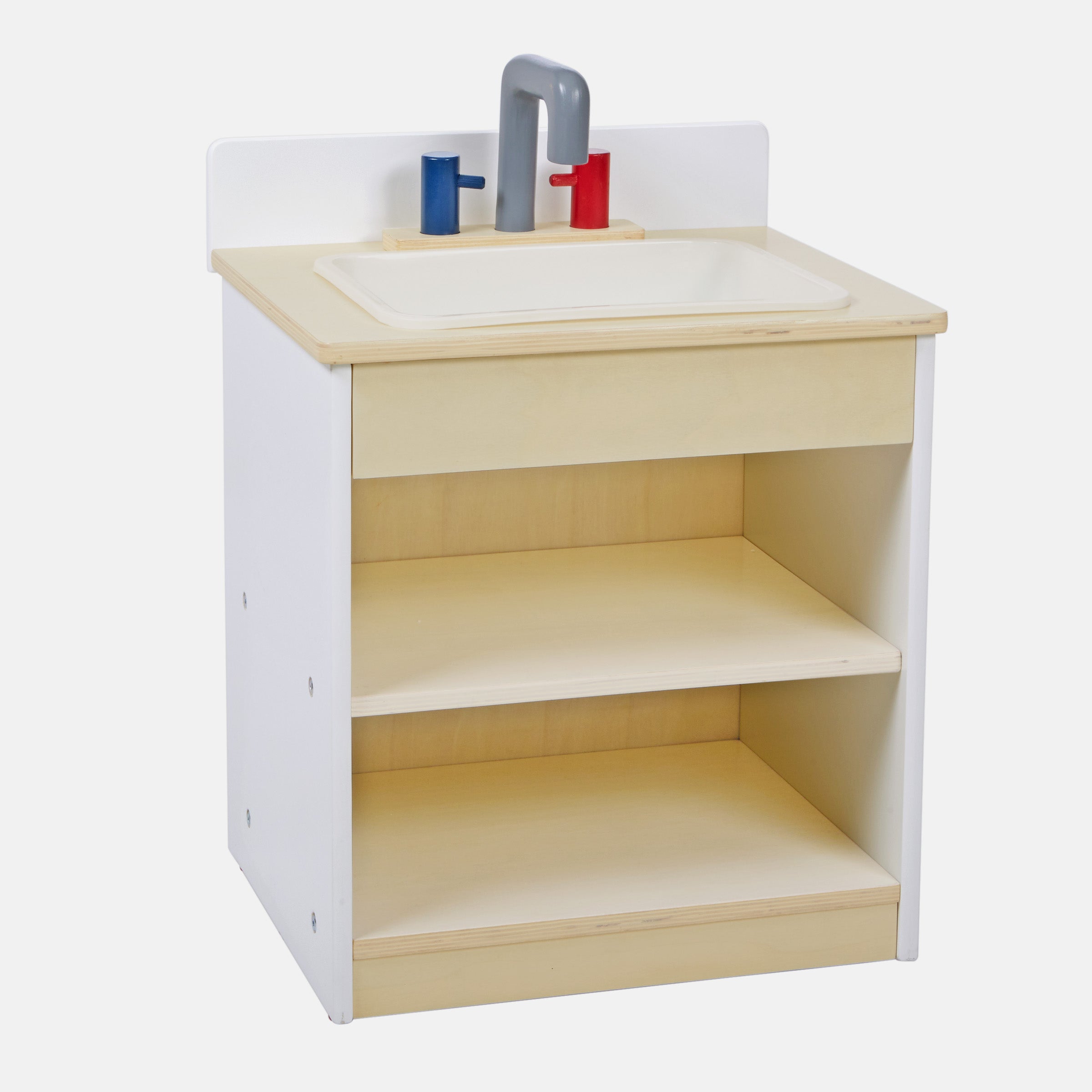 White Toddler Sink - Assembled