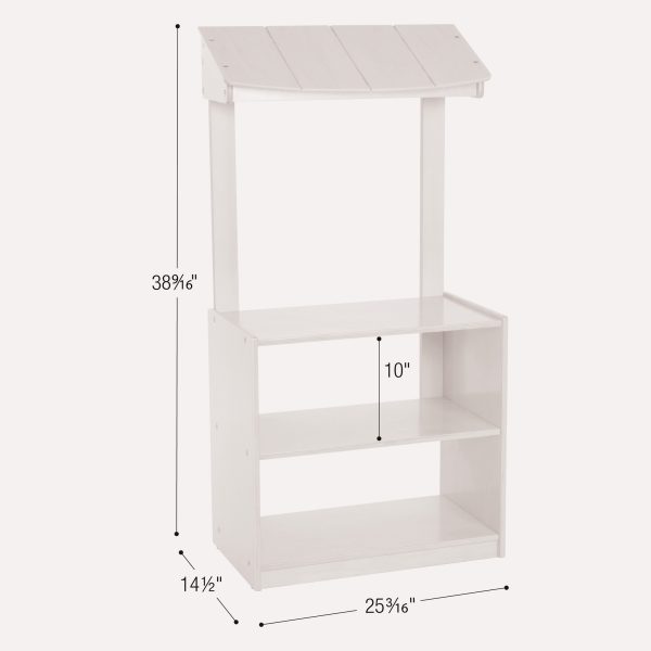 White Toddler Market Stand - RTA