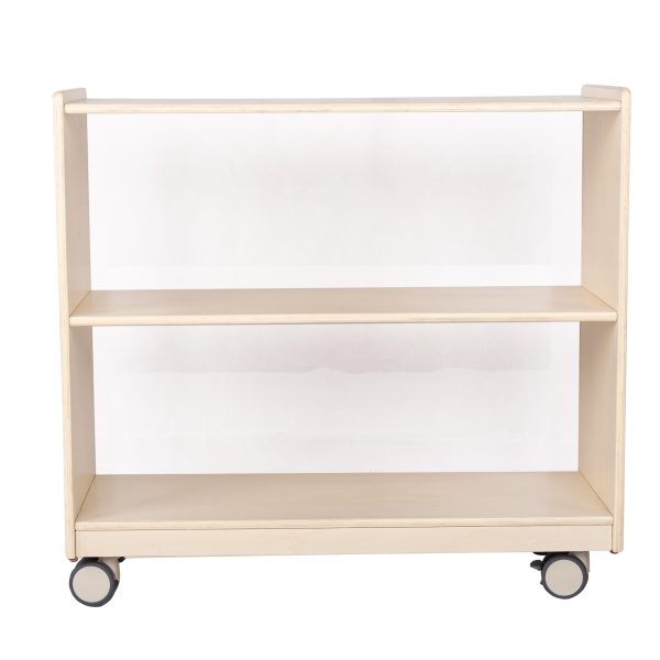 Mobile 24"H Storage with Clear Back - RTA