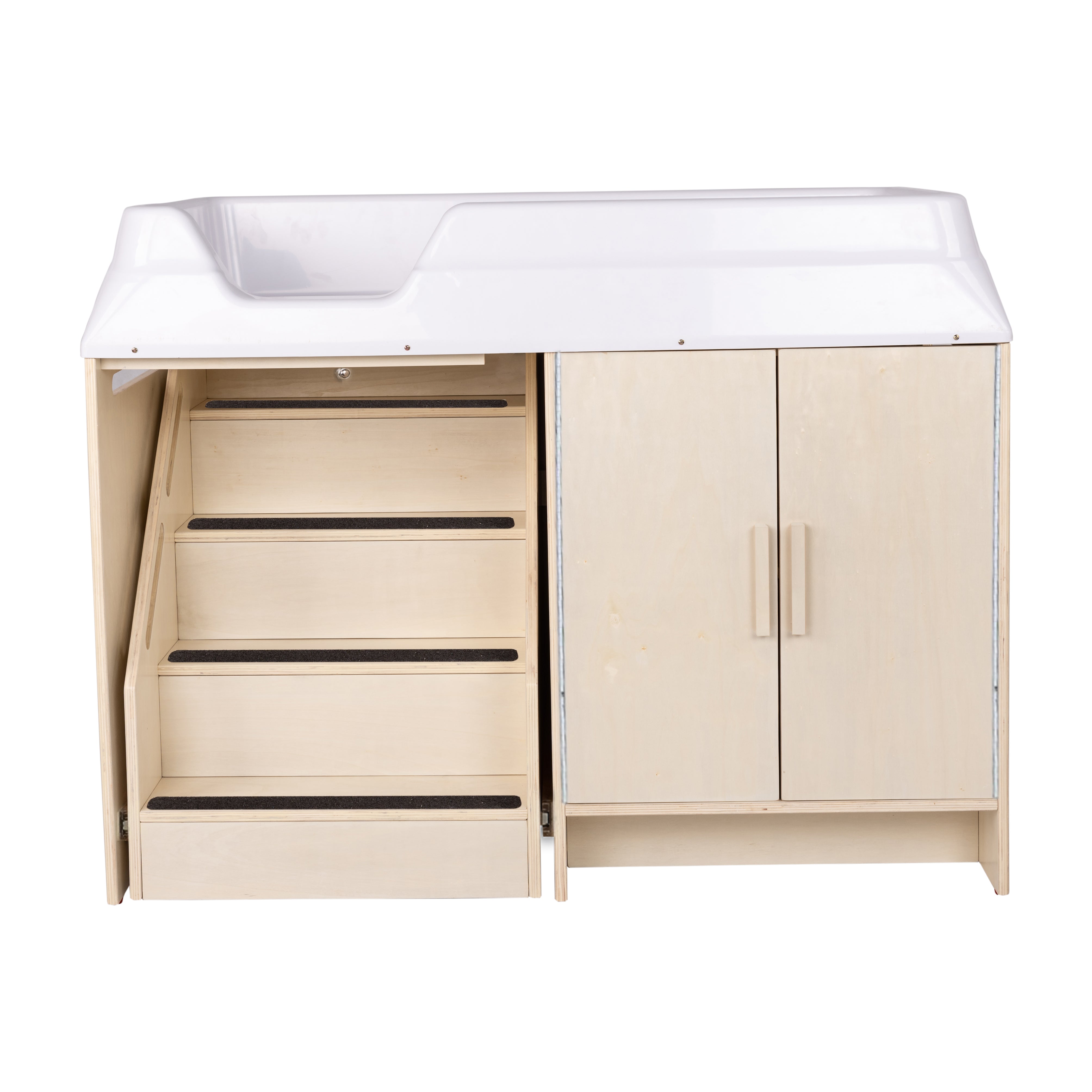 Infant Changing Table with Stairs - Assembled