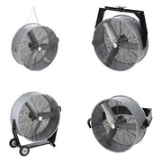 Airmaster 30" Portable Mancooler DD3041 3 Speed 1/4 hp 4-in-1 all mounts. 115v Pull chain Switch