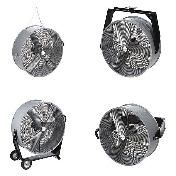 Airmaster 30" Portable Mancooler DD3041 3 Speed 1/4 hp 4-in-1 all mounts. 115v Pull chain Switch