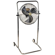Airmaster Work Station Low Stand Pivot  Fan, Size: 18", Model: I-18LS, 115V, 1 Phase, 3 Speed, HP: 1/8, Open Drip Proof, Ball Bearing Motor, Four Position Easy Reach Switch with 10’ Three Conductor Cord and Plug