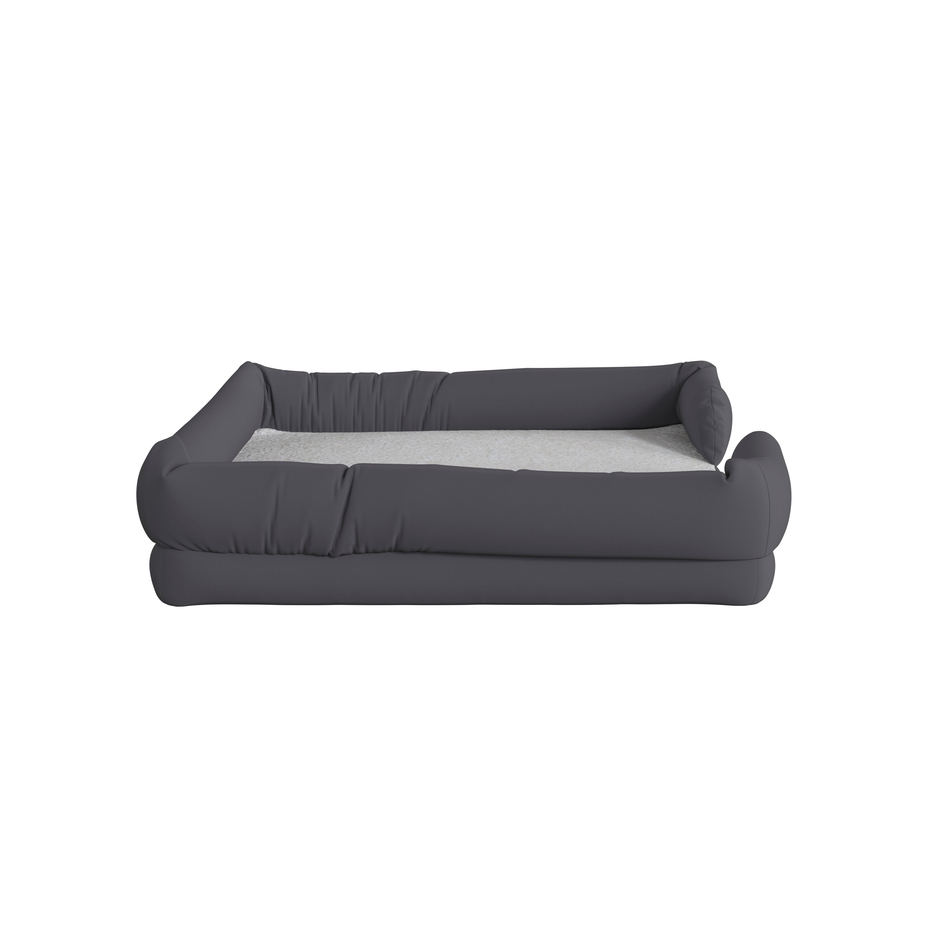 Cooper Orthopedic Comfy Memory Foam Joint Relief Bolster Dog Bed for Dogs up to 44 LBS. - Removable & Washable Cover, Non-Slip Bottom