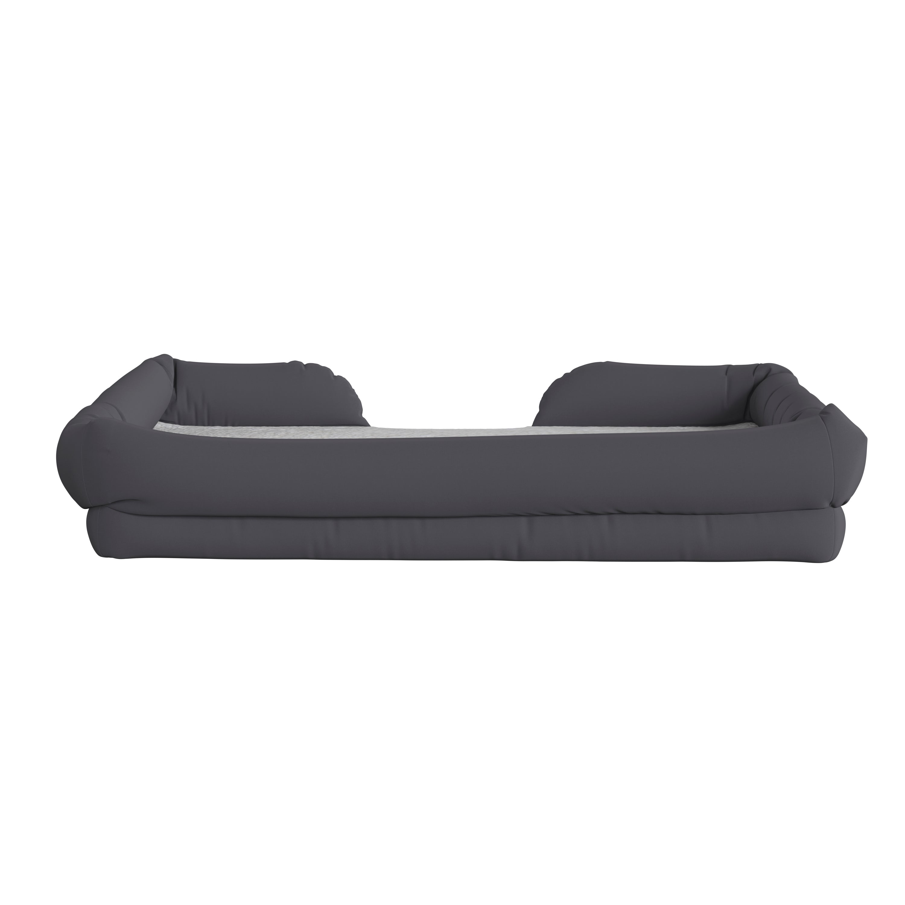 Cooper Orthopedic Comfy Memory Foam Joint Relief Bolster Dog Bed for Dogs up to 44 LBS. - Removable & Washable Cover, Non-Slip Bottom