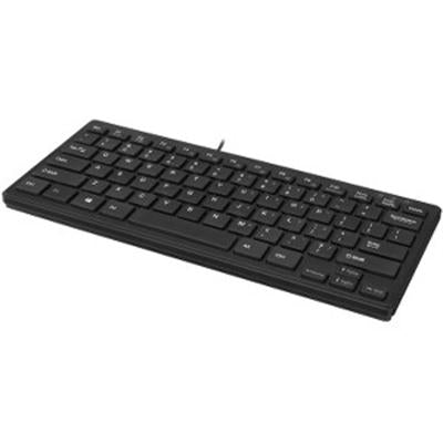 Adesso AKB-111UB SlimTouch Mini Keyboard - Cable Connectivity - USB Interface - 78 Key - English (US) - QWERTY Keys Layo