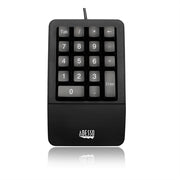 Adesso AKB-618UB Waterproof Ergo Numeric Keypad Ergonomic USB Number Pad Wired 18 Keys