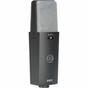 AKG C114 Plug-in Condenser Microphone for Vocals, Piano, String Instrument, Horn, Woodwind Instrument, Drum, Percussion, Guitar Amplifier, Studio, Podcasting, Video Blogging, ... - Black