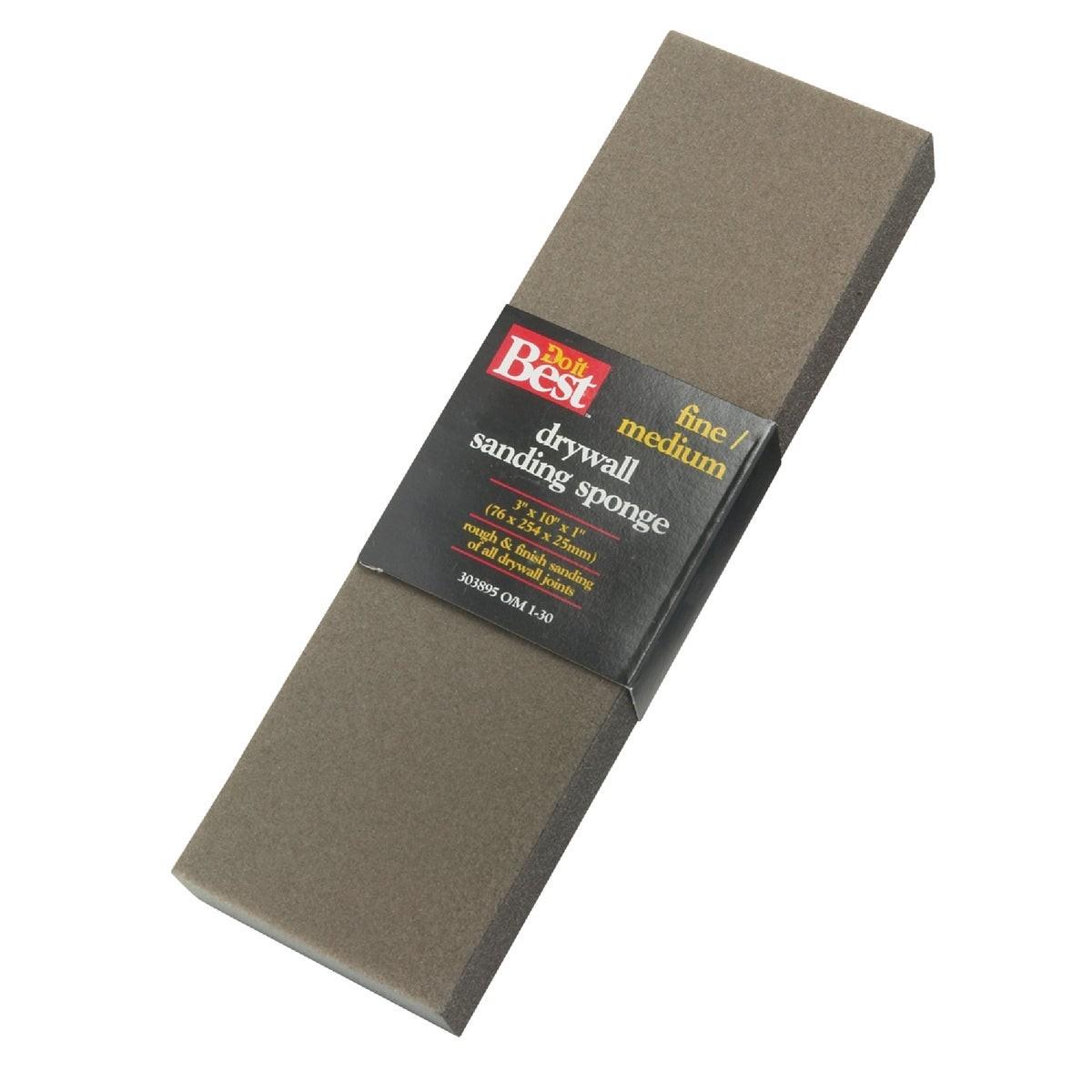 Drywall 3 In. x 10 In. x 1 In. Fine/Medium Sanding Sponge