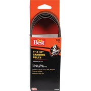 1 In. x 30 In. 120 Grit Power Sanding Sanding Belt (3-Pack)