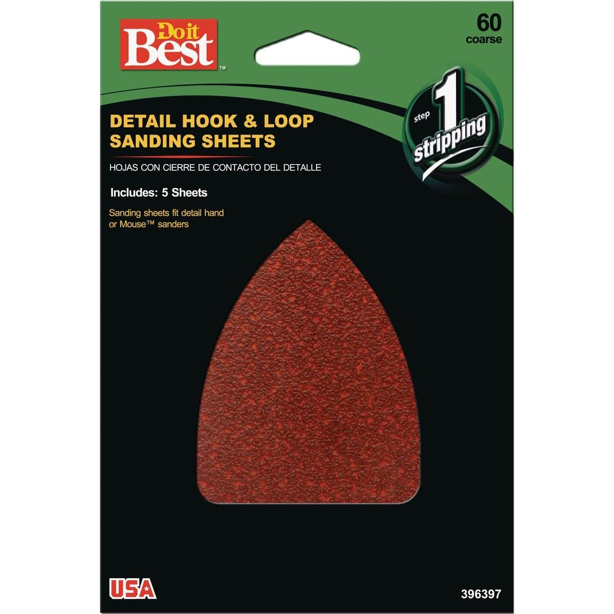 60 Grit Mouse Sandpaper (5-Pack)