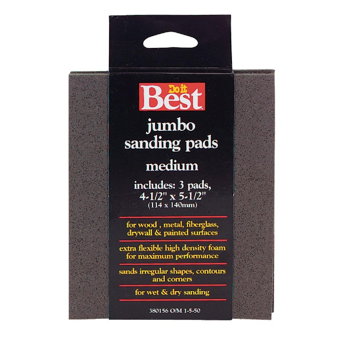 Flex 4-1/2 In. x 5-1/2 In. x 1/5 In. 120 Grit Medium Sanding Sponge (3-Pack)