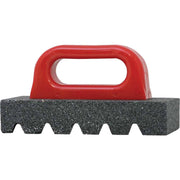 8 In. Fluted Rubbing Brick with Handle