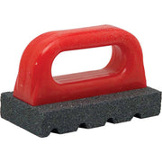 6 In. Fluted Rubbing Brick with Handle