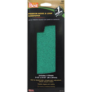 3-1/2 In. x 9-1/2 In. 80G Premium Hook And Loop Sandpaper (6 Count)