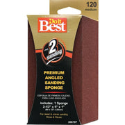 Angled 2-1/2 In. x 5 In. x 1 In. 120 Grit Medium Sanding Sponge