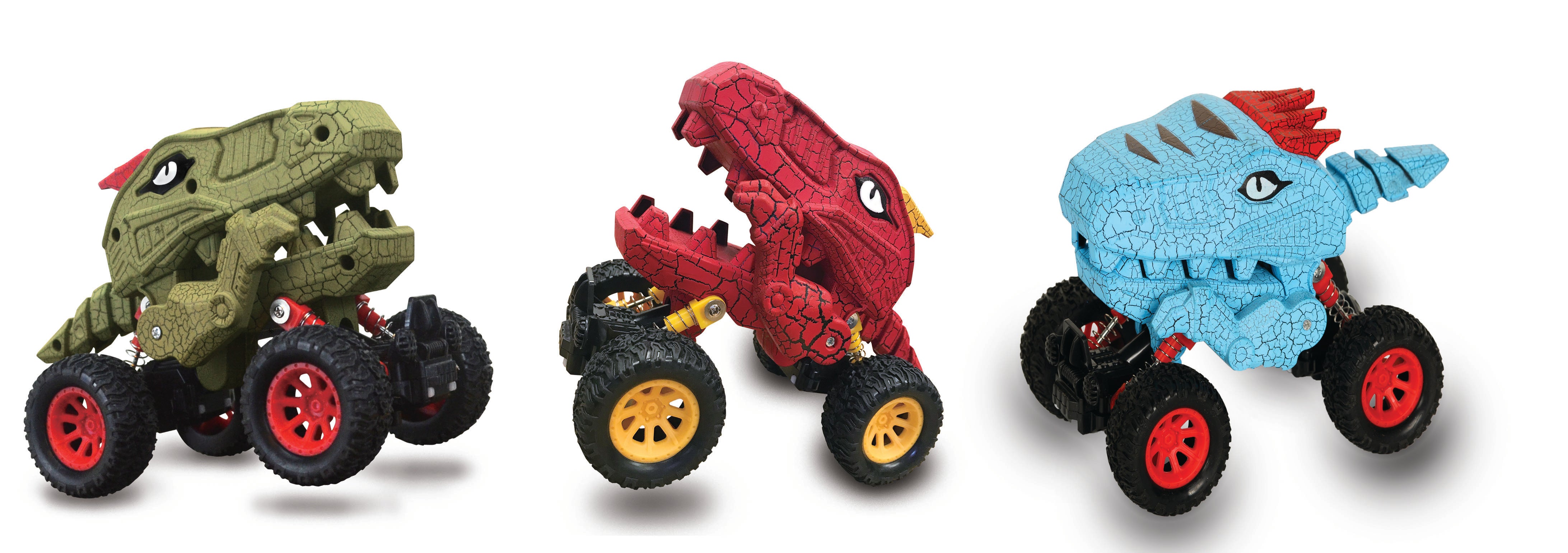 Pull Back Monster Car, 6pcs Display