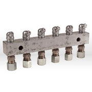 Grease Fitting, Fitting Header 6 Position