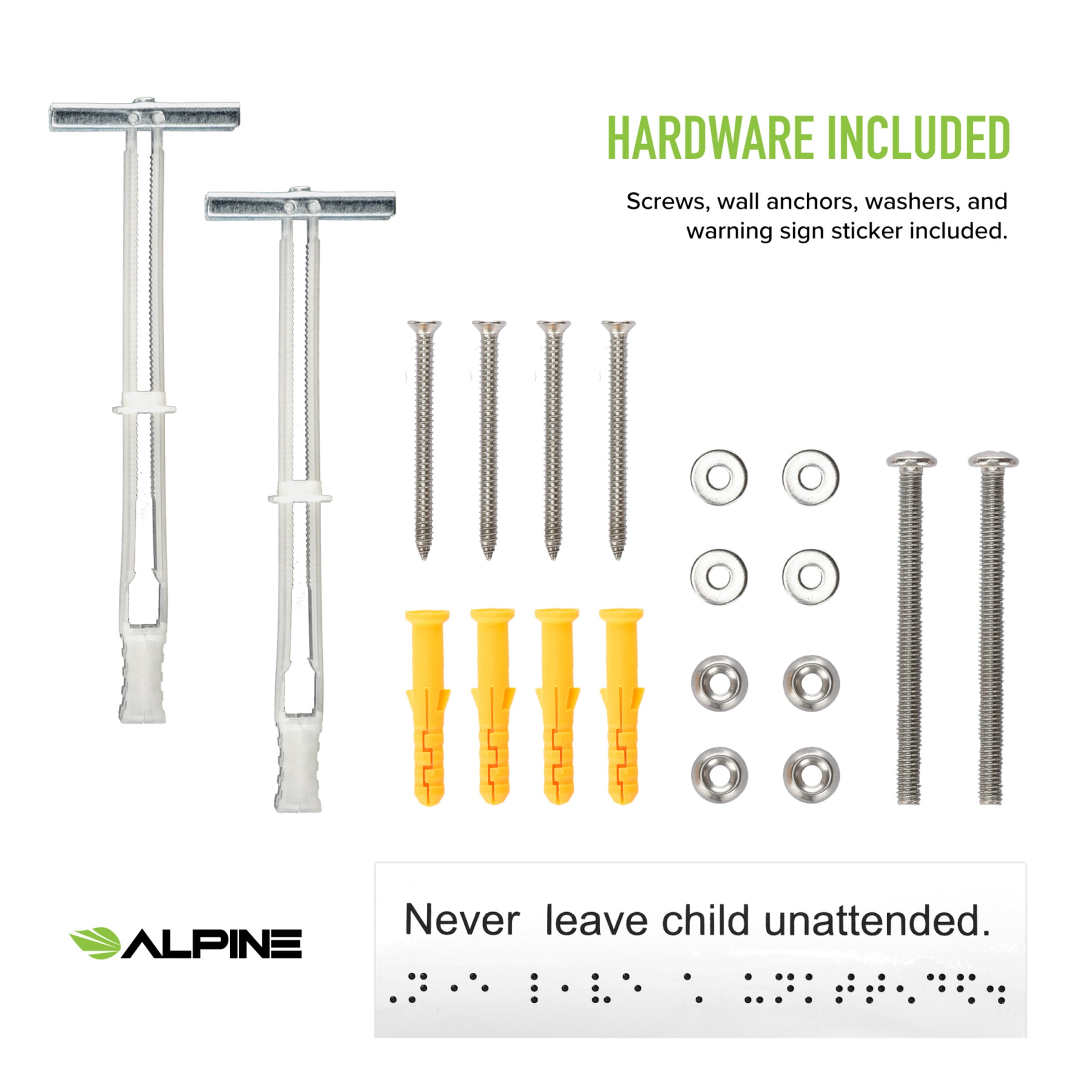 Alpine Industries Horizontal Baby Changing Station