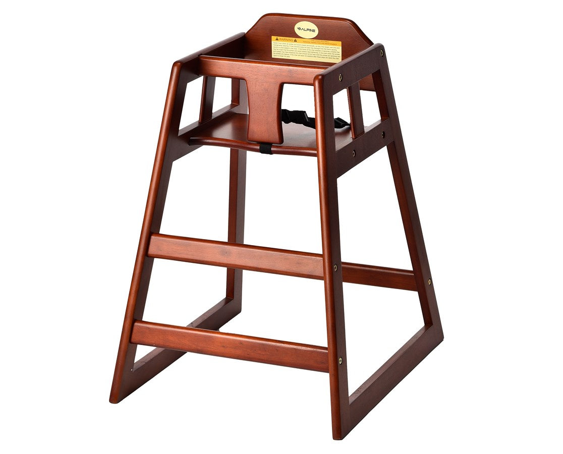 Alpine Industries Baby High Chair Mahagony