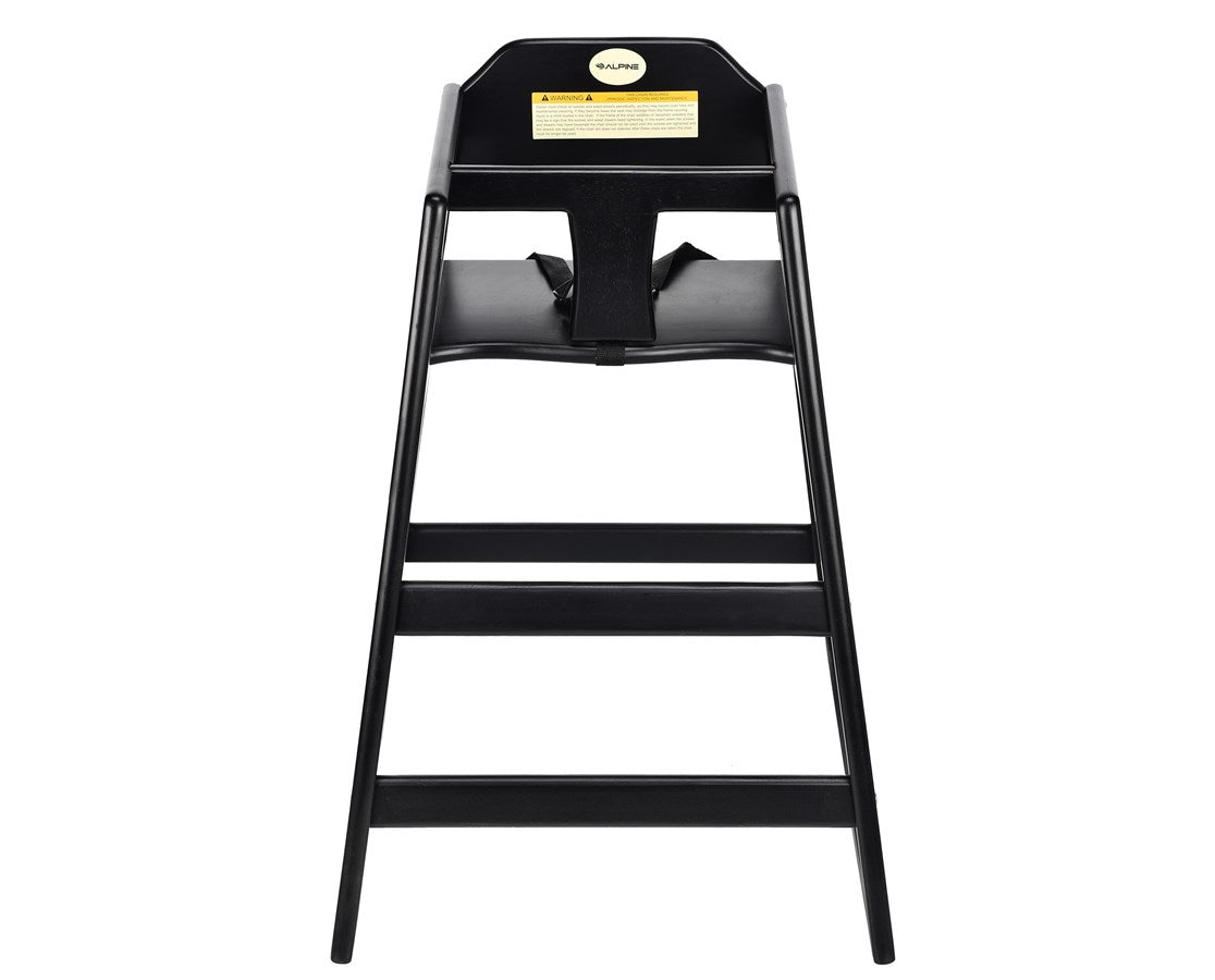 Alpine Industries Baby High Chair Espresso 2-pack