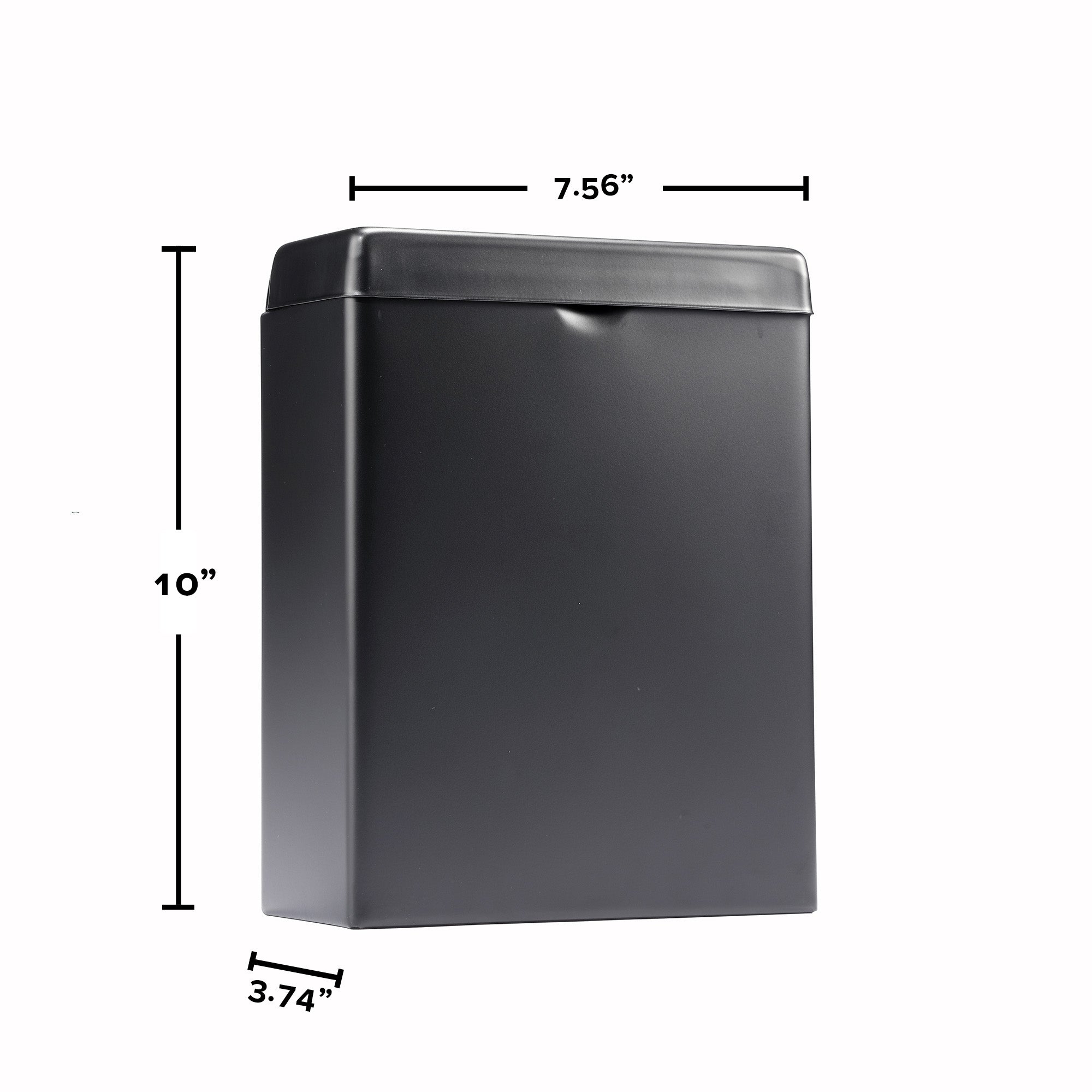 Sanitary Napkin Receptacle Stainless Steel, Black