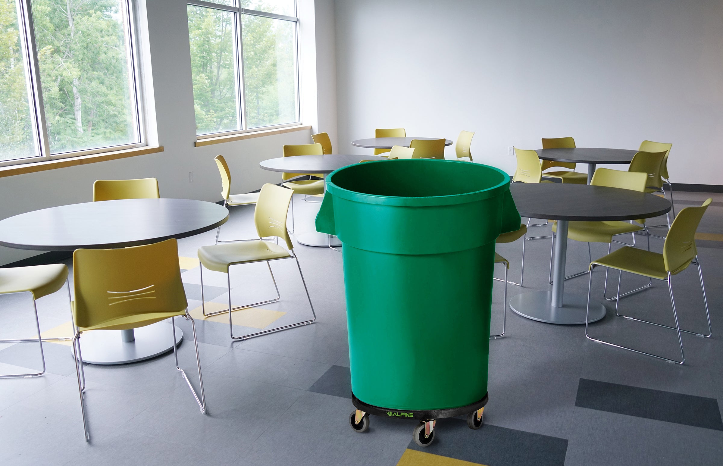 32 Gallon Trash Can Dolly, 2pk