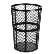 48 Gallon Metal Mesh Outdoor Trash Receptical