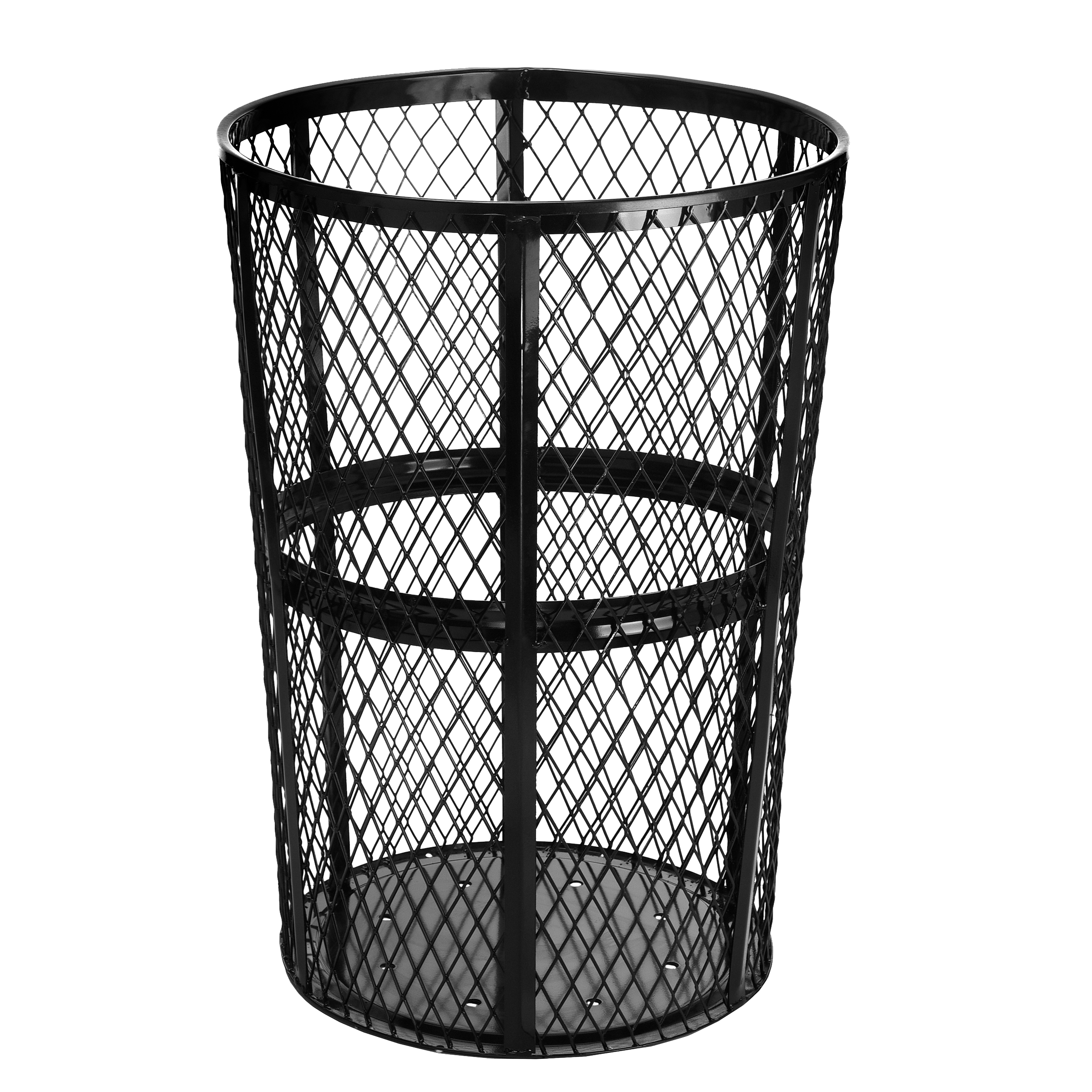 48 Gallon Metal Mesh Outdoor Trash Receptical