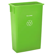 23 Gallon Slim Recyling/Trash Can, Lime Green