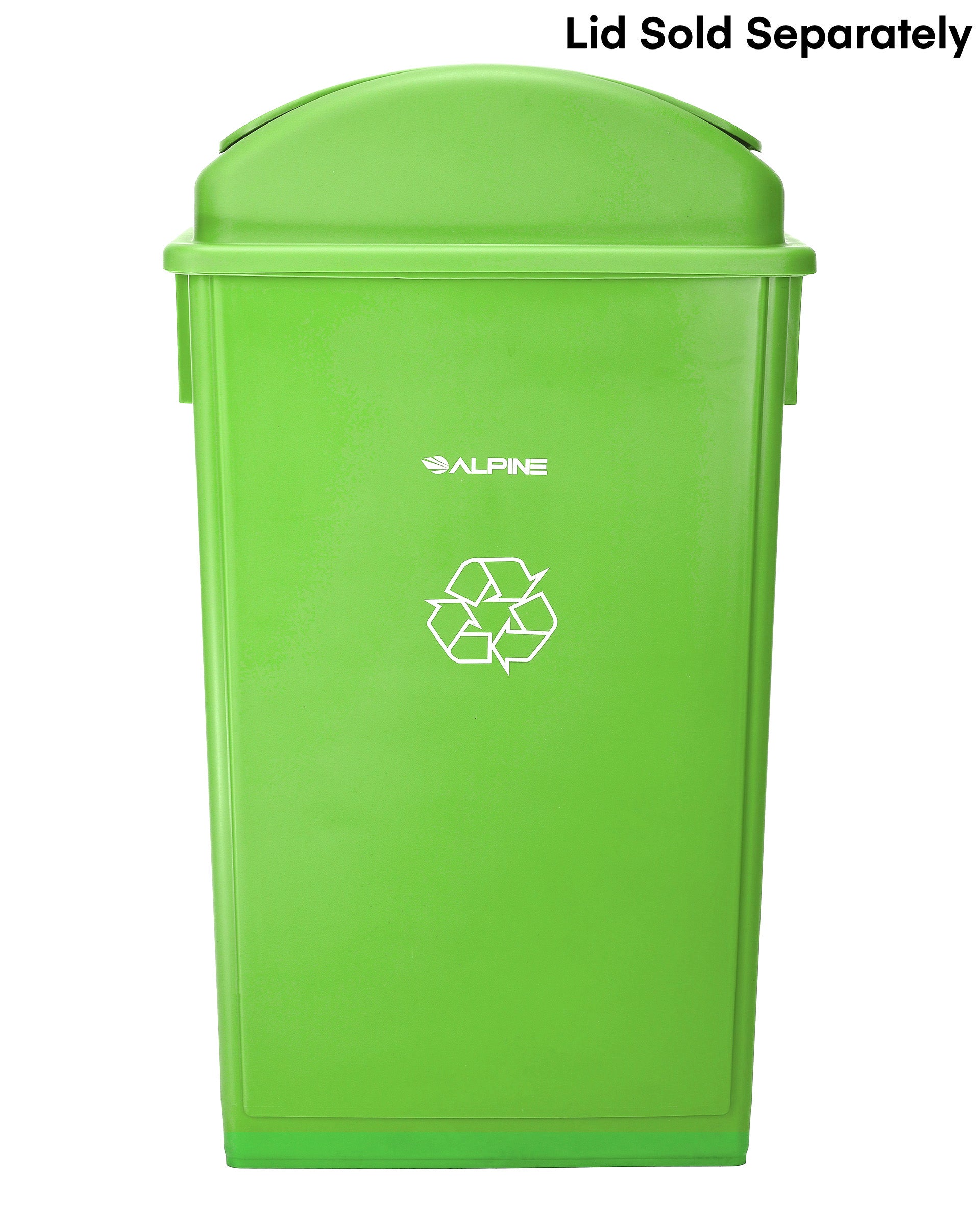 23 Gallon Slim Recyling/Trash Can, Lime Green