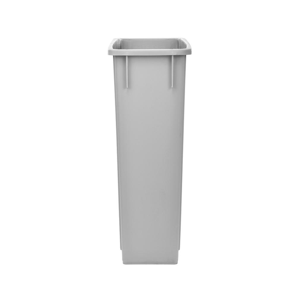 Alpine Industries 23 Gallon Gray Slim Trash Can