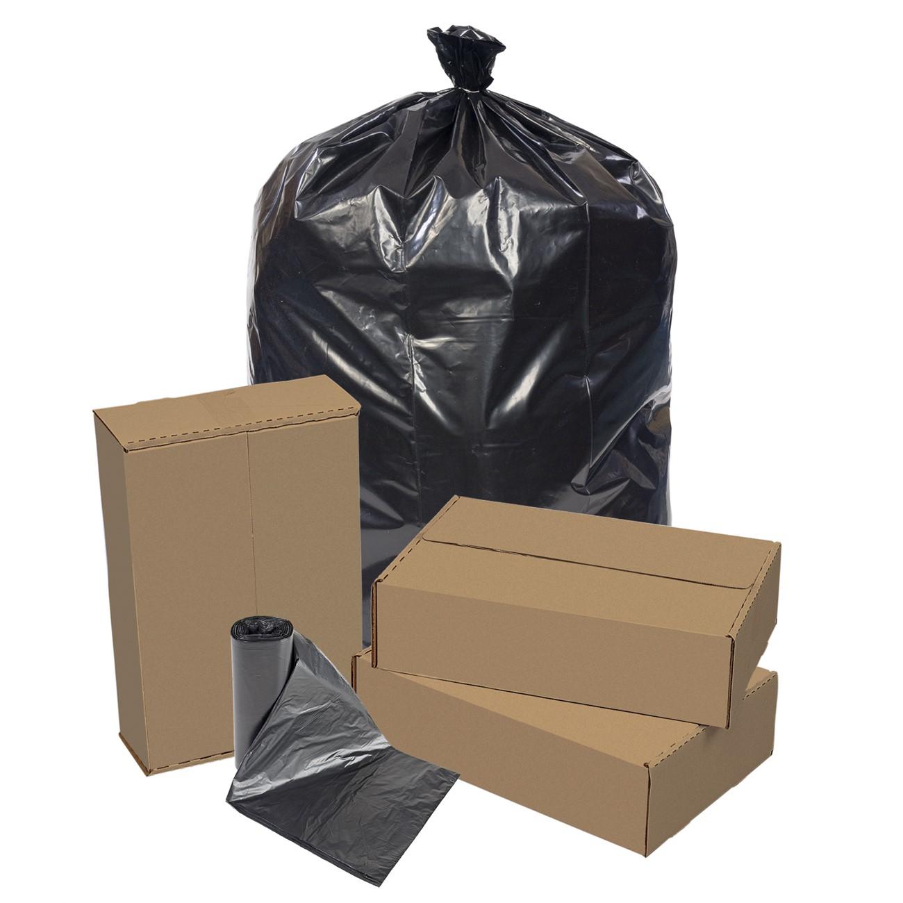 All-Pro Industrial Repro Can Liner, 55 Gal, Black, 10/Roll