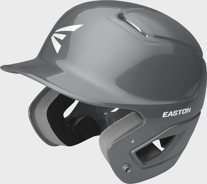 Easton Alpha Molded 1-Tone T-Ball/Small Batting Helmet - Charcoal