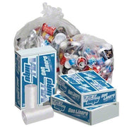 All-Pro Vu-Thru Can Liner, 60 Gal Can Liner, Clear, 10/Roll