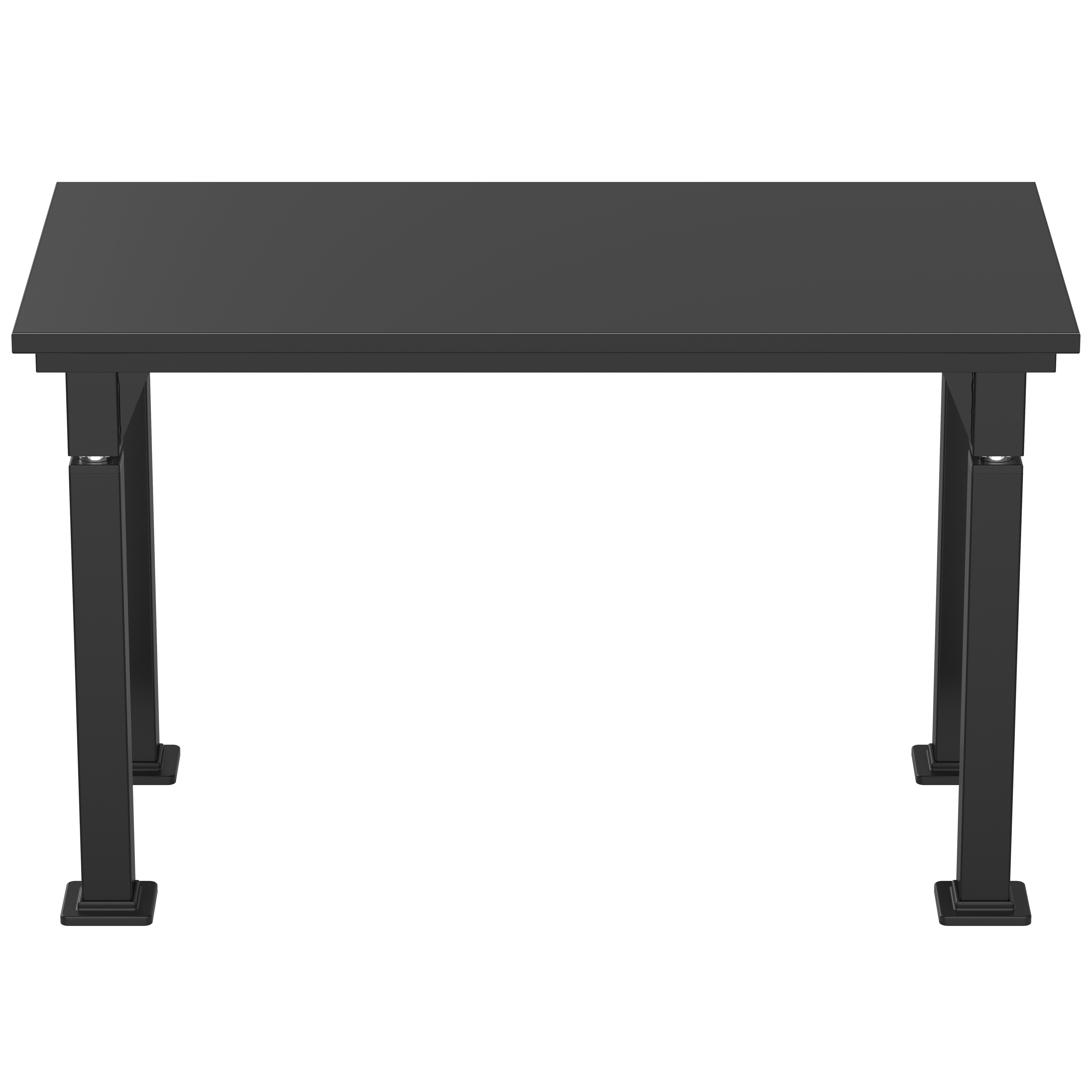 NPS® Aero-Lift Table, Signature Frame, 24" x 48", Chemical Resistant Top, Surface Color: Black, Frame Color: Black