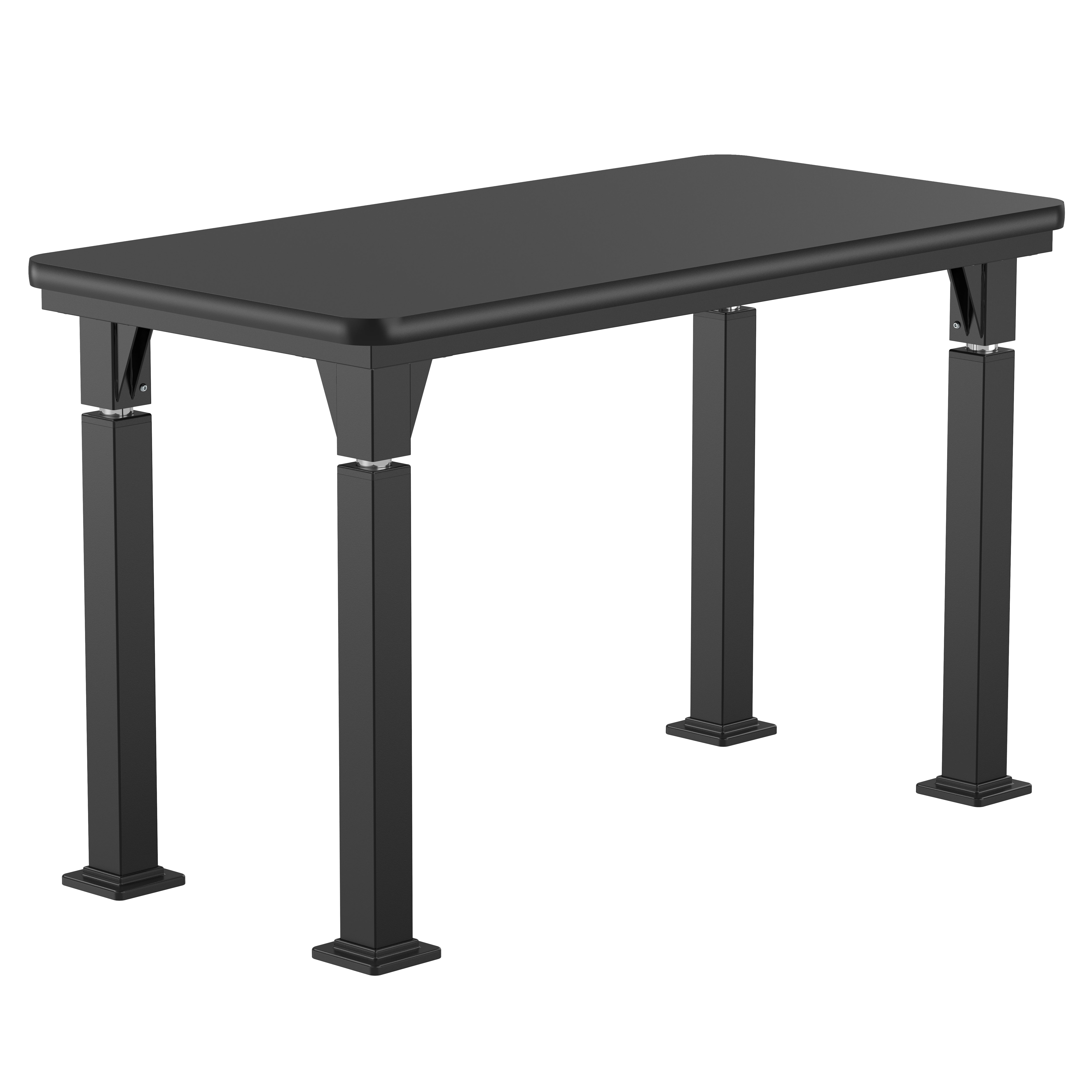 NPS® Aero-Lift Table, Signature Frame, 24" x 48", Science HPL Top, Surface Color: Black, Frame Color: Black