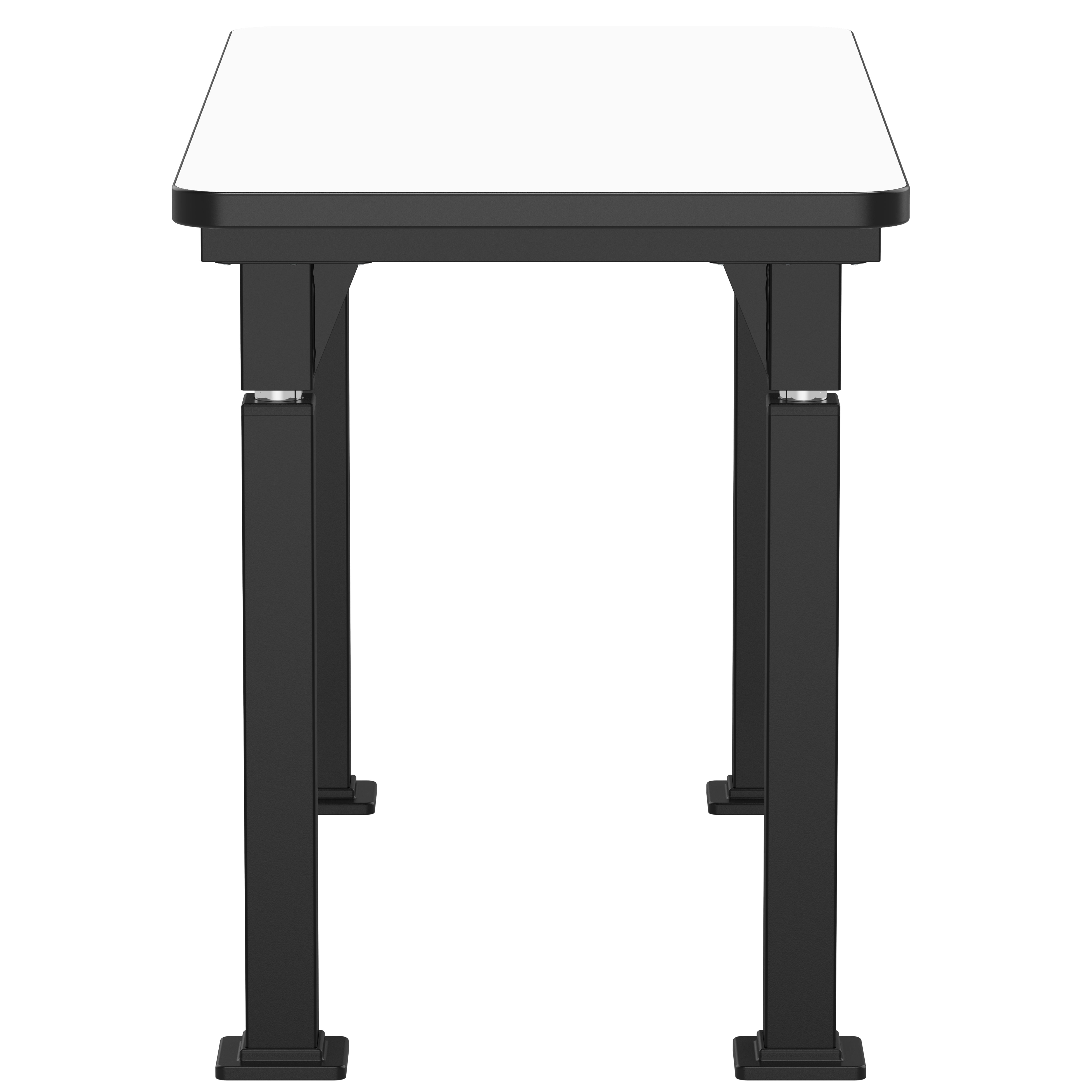 NPS® Aero-Lift Table, Signature Frame, 24" x 48", Whiteboard Top, Surface Color: Black, Frame Color: Black