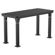 NPS® Aero-Lift Table, Signature Frame, 24" x 54", Science HPL Top, Surface Color: Black, Frame Color: Black