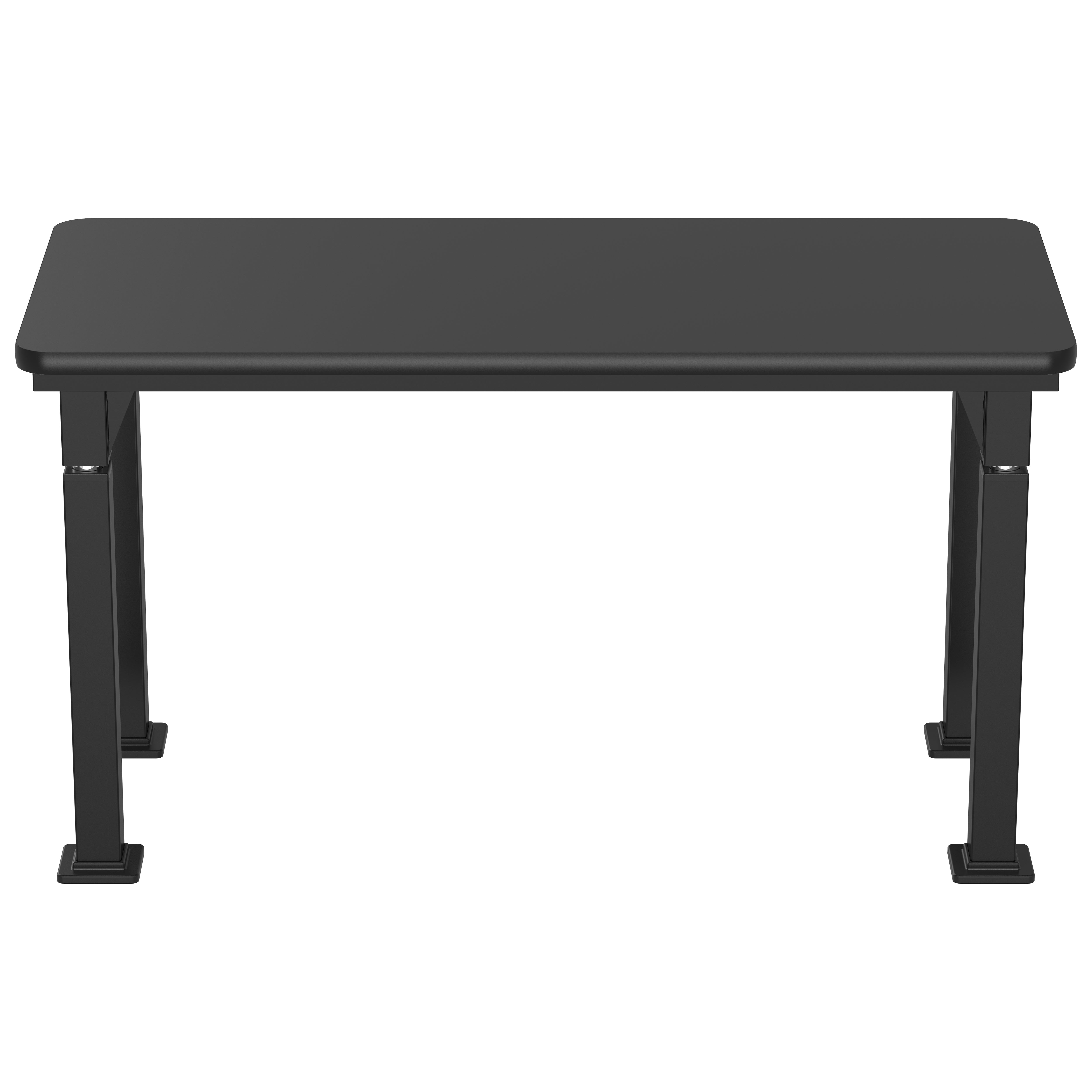 NPS® Aero-Lift Table, Signature Frame, 24" x 54", Science HPL Top, Surface Color: Black, Frame Color: Black