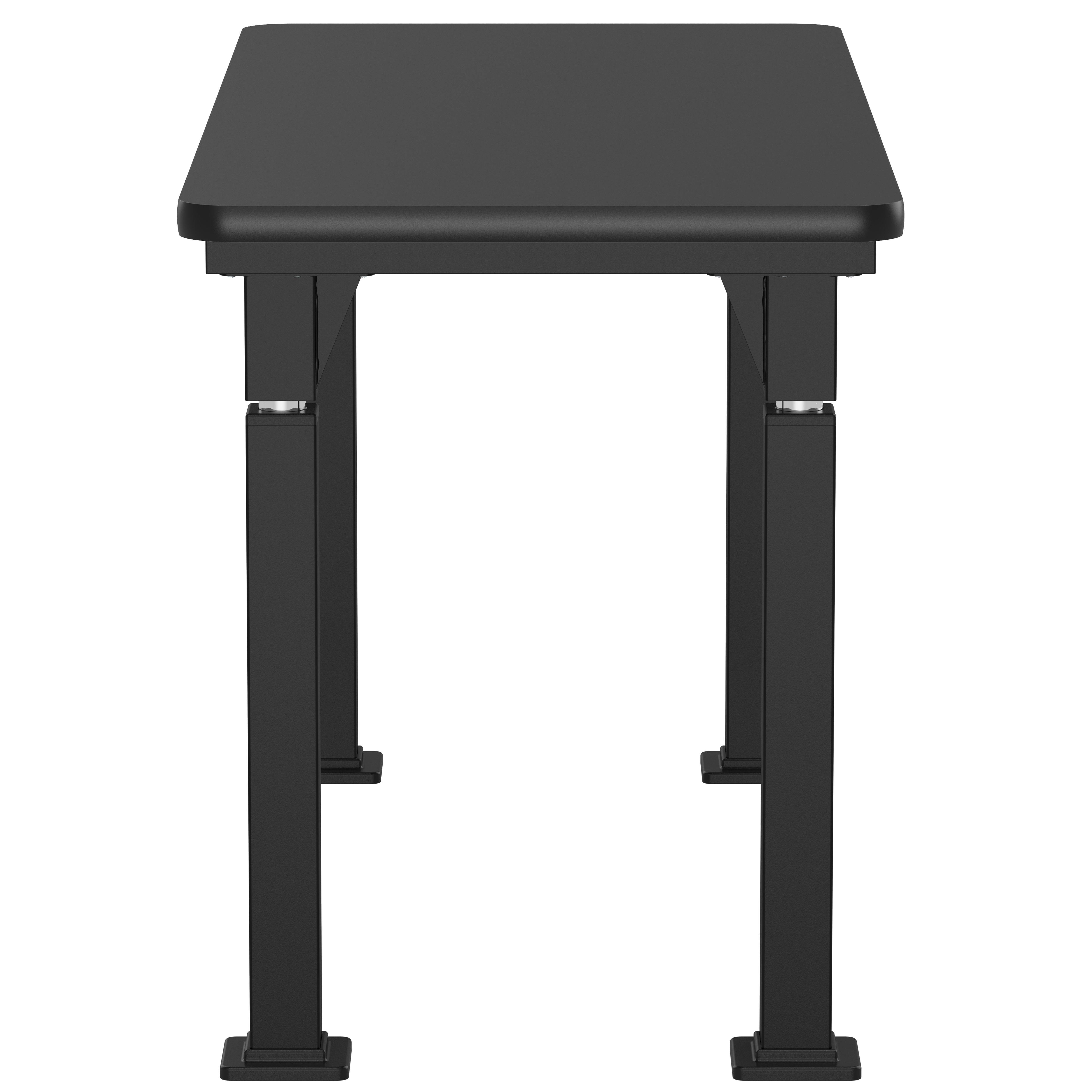 NPS® Aero-Lift Table, Signature Frame, 24" x 54", Science HPL Top, Surface Color: Black, Frame Color: Black