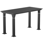 NPS® Aero-Lift Table, Signature Frame, 24" x 54", Phenolic Top, Surface Color: Black, Frame Color: Black