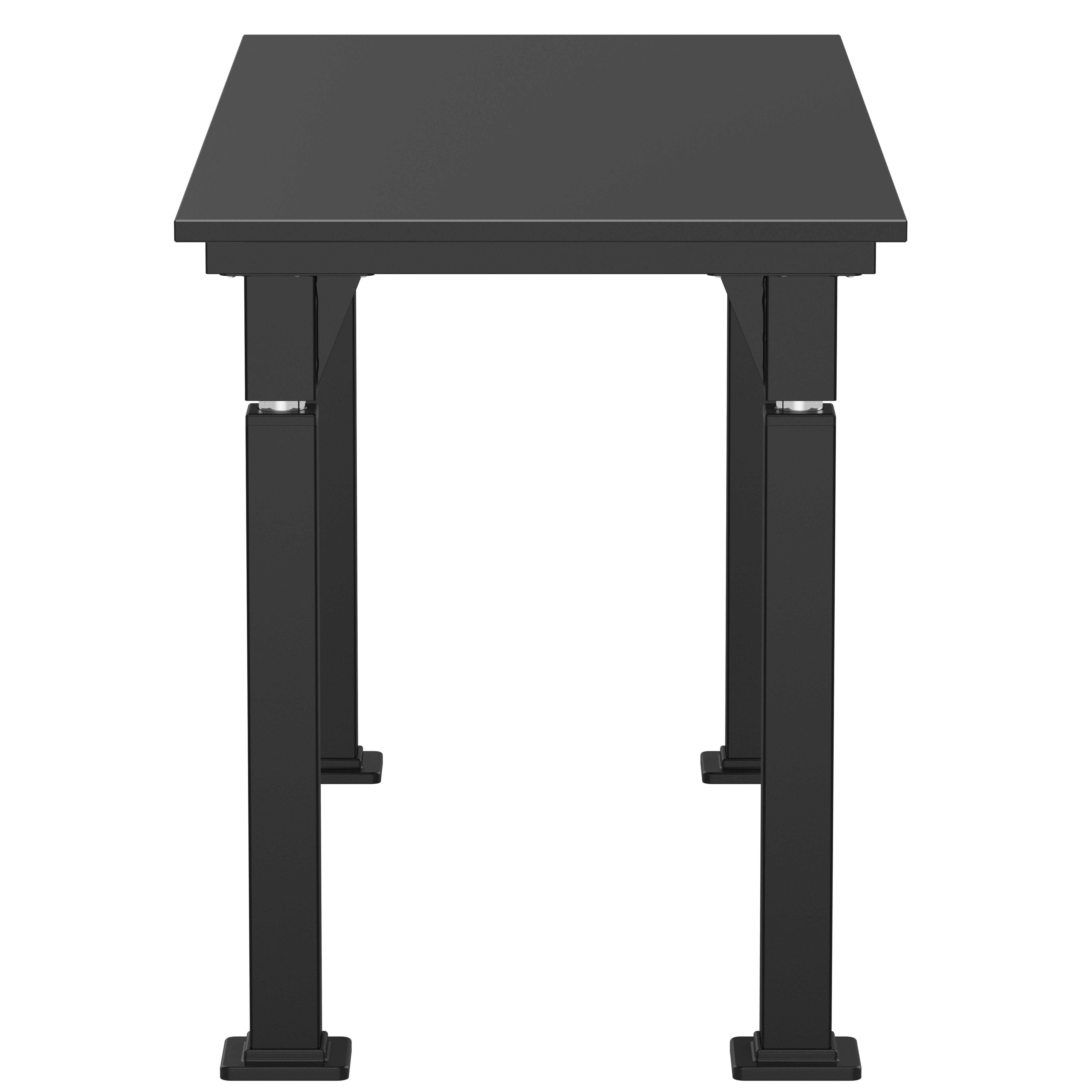 NPS® Aero-Lift Table, Signature Frame, 24" x 54", Phenolic Top, Surface Color: Black, Frame Color: Black